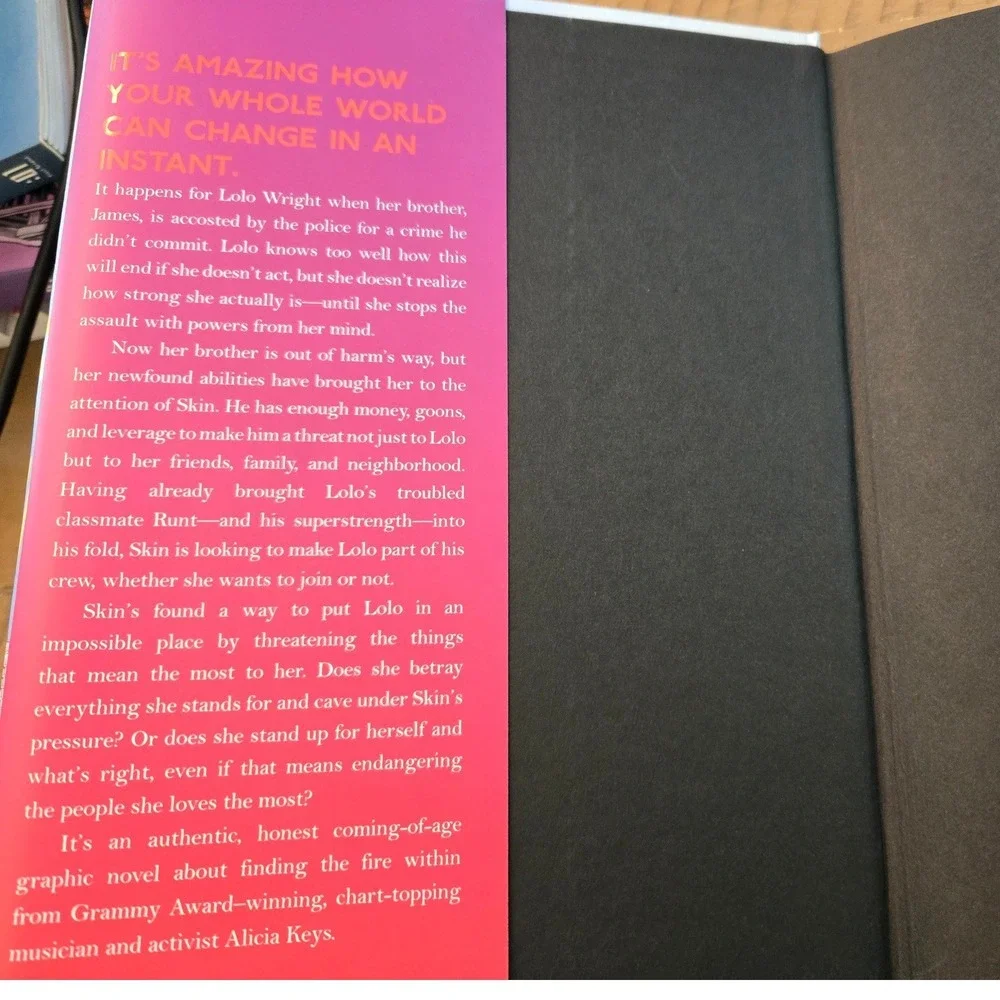 Alicia Keys Girl on Fire Graphic‎ Novel YA First Edition Hardcover Book